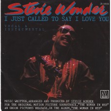 STEVIE WONDER - I just called to say I love you   ***Diff. Cover***